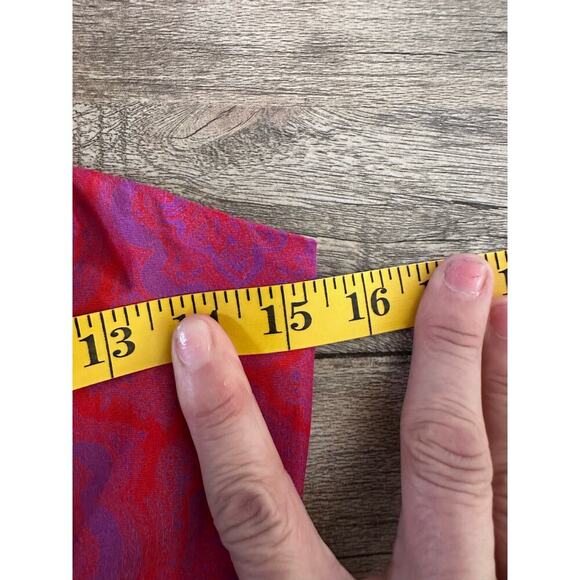 J.Crew Women's fuchsia pink Silk Blend Paisley Print Strapless Mini Dress - Picture 6 of 11